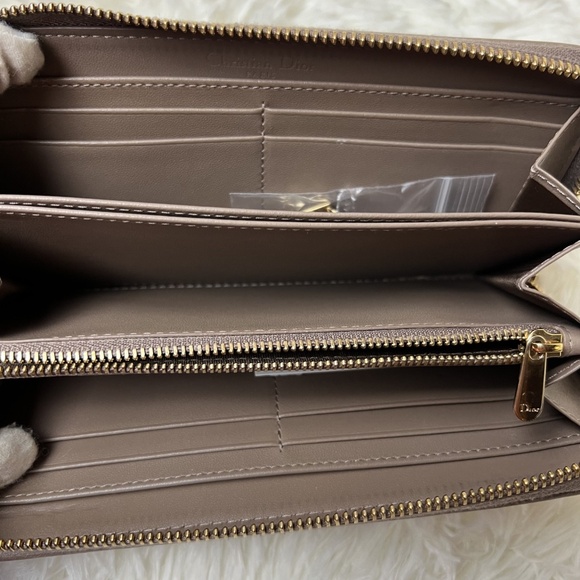 Christian Dior Cannage Pattern Leather Continental Wallet - Picture 3 of 6